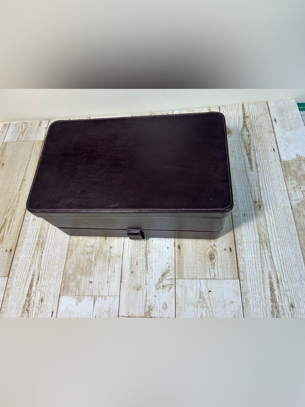 Fossil Leather Watch Box in Dark Brown